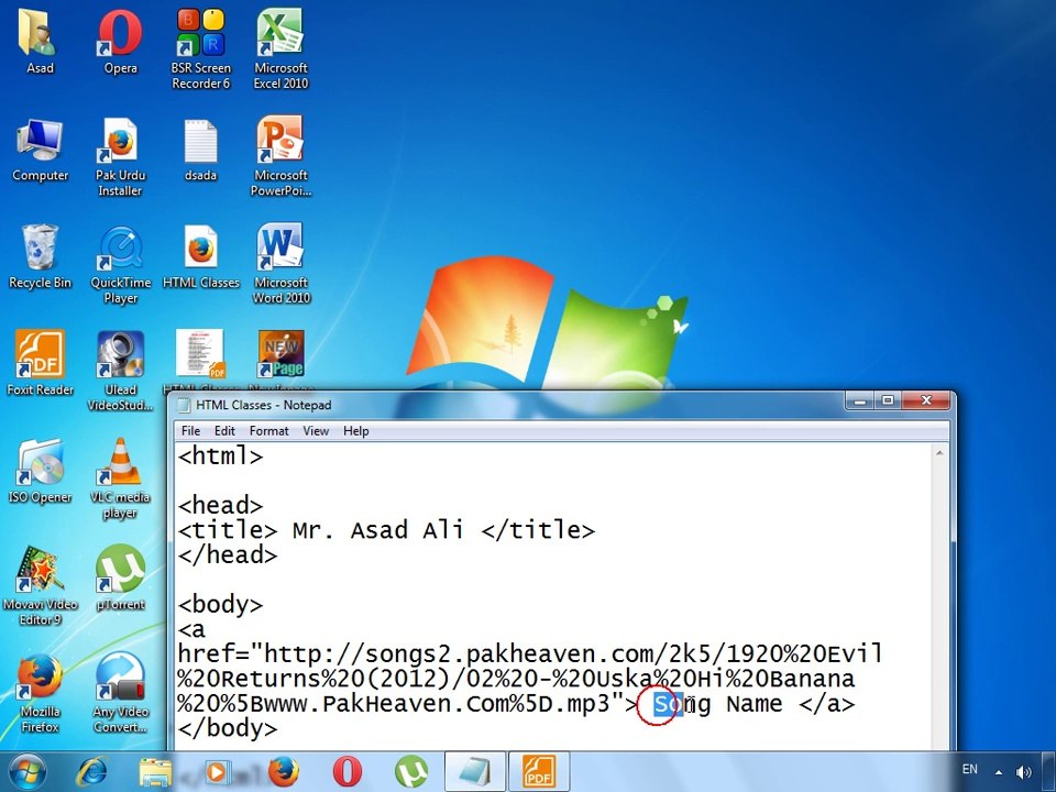 HTML In Urdu/Hindi Class 32