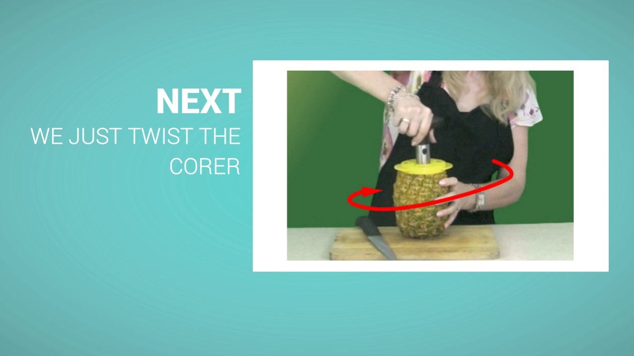 Pineapple Corer - How to use it