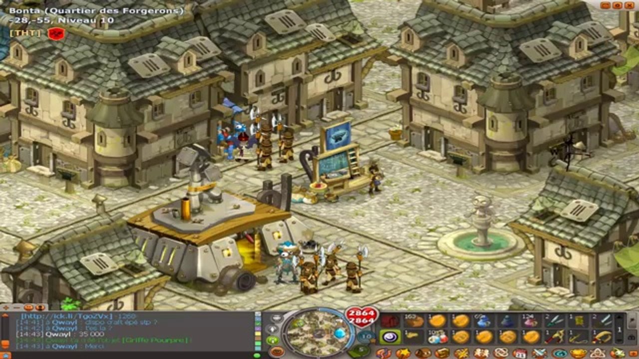 [DOFUS] - ASTUCE KAMAS RAPIDE AVEC LA GRIFFE POUPRE 2.19 #1