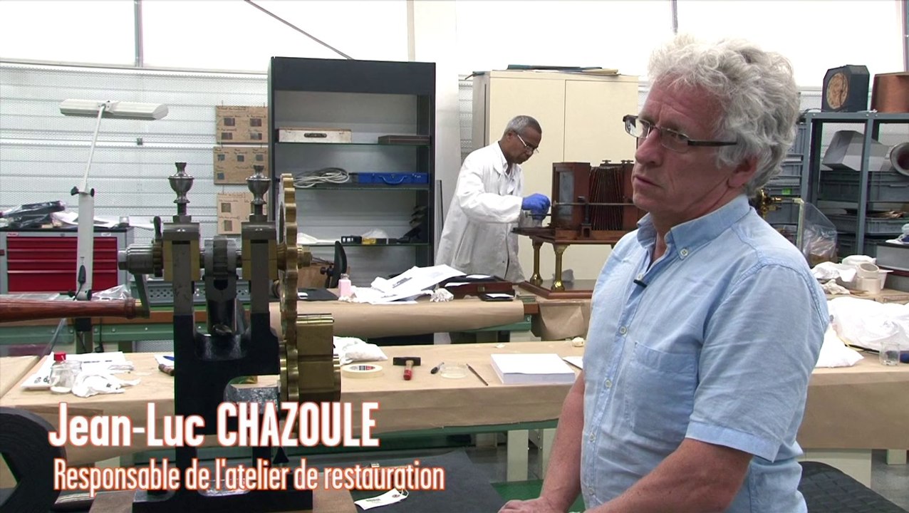 Les réserves du musée des arts et métiers à Saint-Denis