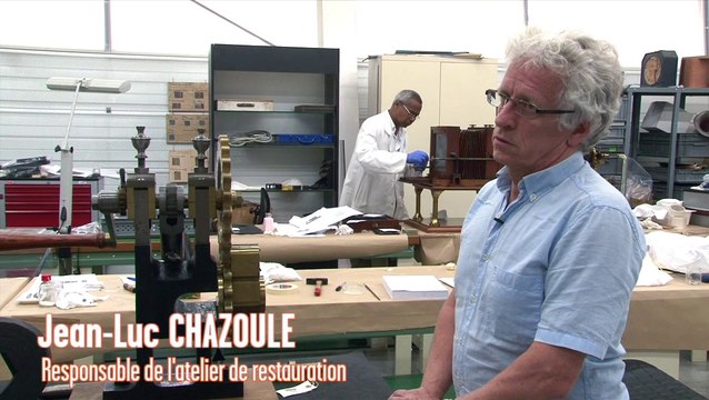 Les réserves du musée des arts et métiers à Saint-Denis