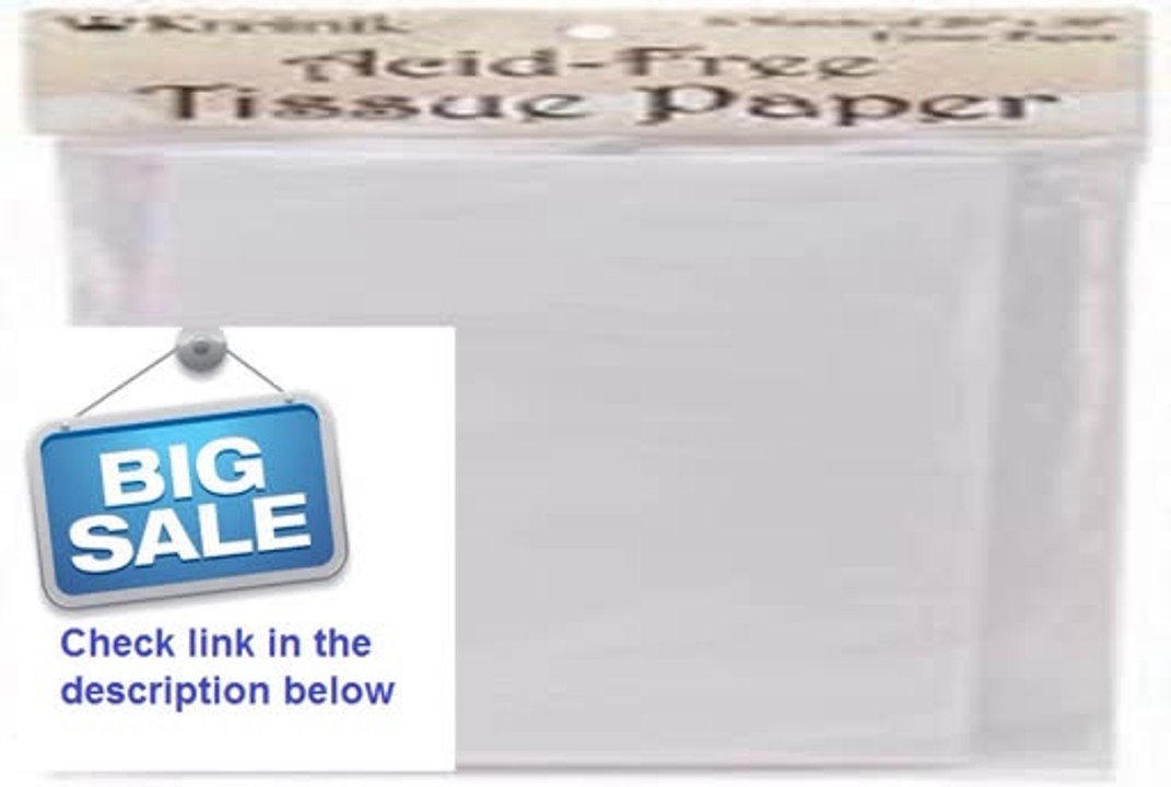 Best Deals Kreinik Acid Free Tissue Paper 20"X30" 6/Pkg 20041; 2 Items/Order Review