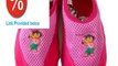 Clearance Sales! Dora the Explorer Pink Aqua Socks (Size 11/12) - Size 11/12 Girls Water Shoes Review