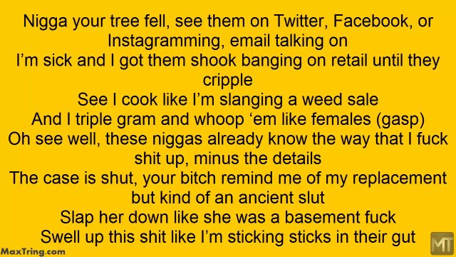 Busta Ryhmes ft Eminem - Calm Down Lyrics