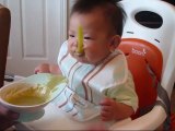 I'm so hungry I could eat anything!!! Funny & Cute! (8 months old baby)
