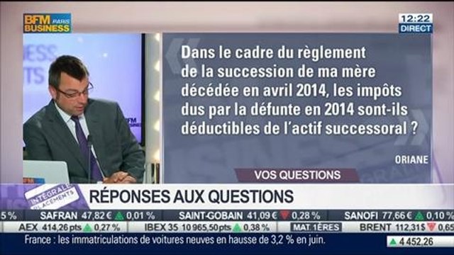 Les réponses de Christine Blondel aux auditeurs, dans Intégrale Placements – 01/07 2/2
