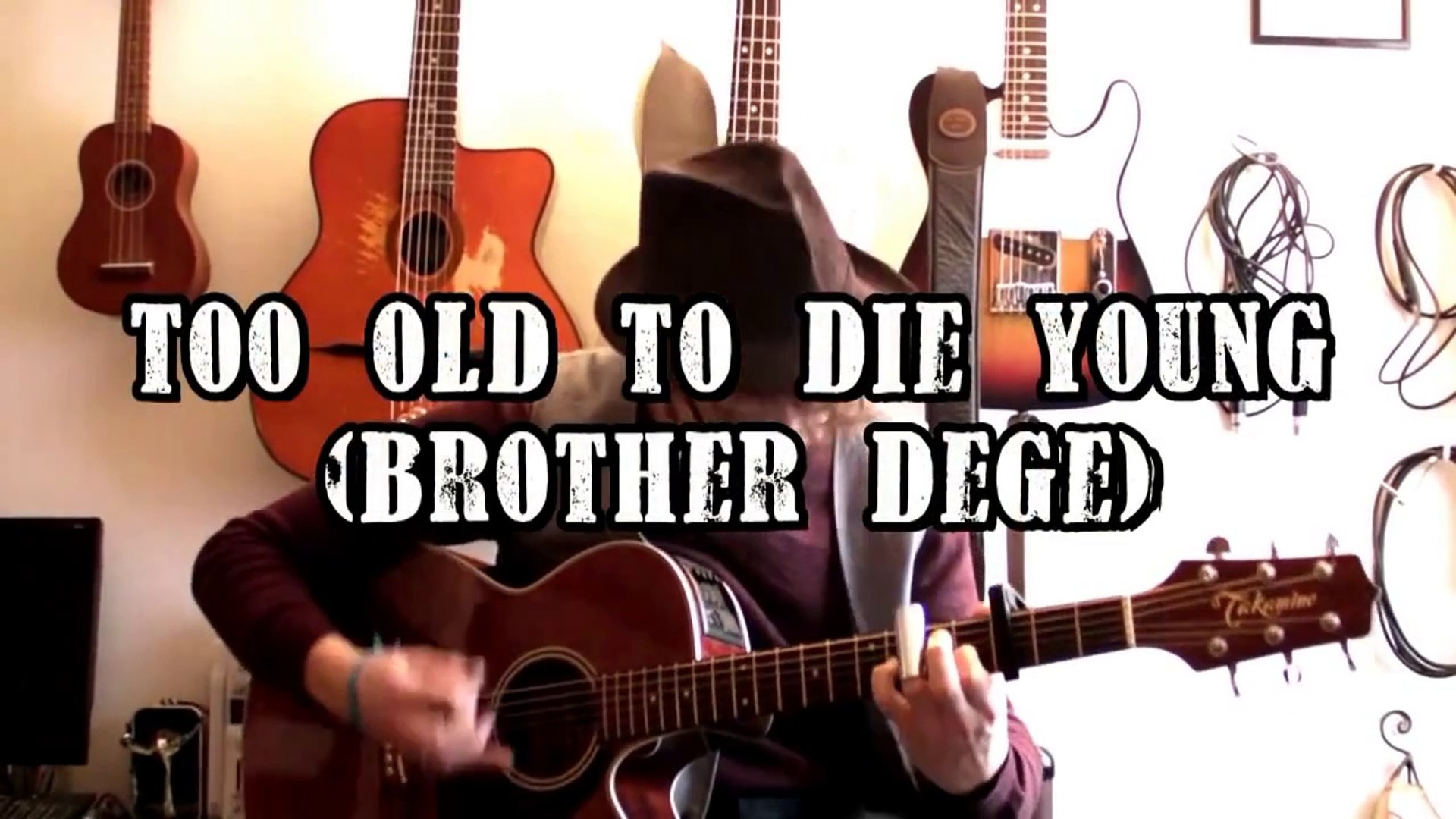 Too old to die young (Brother Dege - BO Tarantino) - Tuto guitare + TABS -  Vidéo Dailymotion