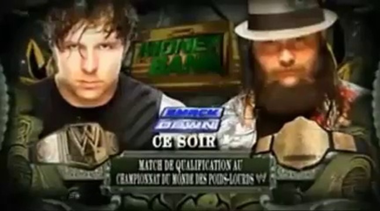 AB1 SMACKDOWN DEAN AMBROSE VS BRAY WYATT