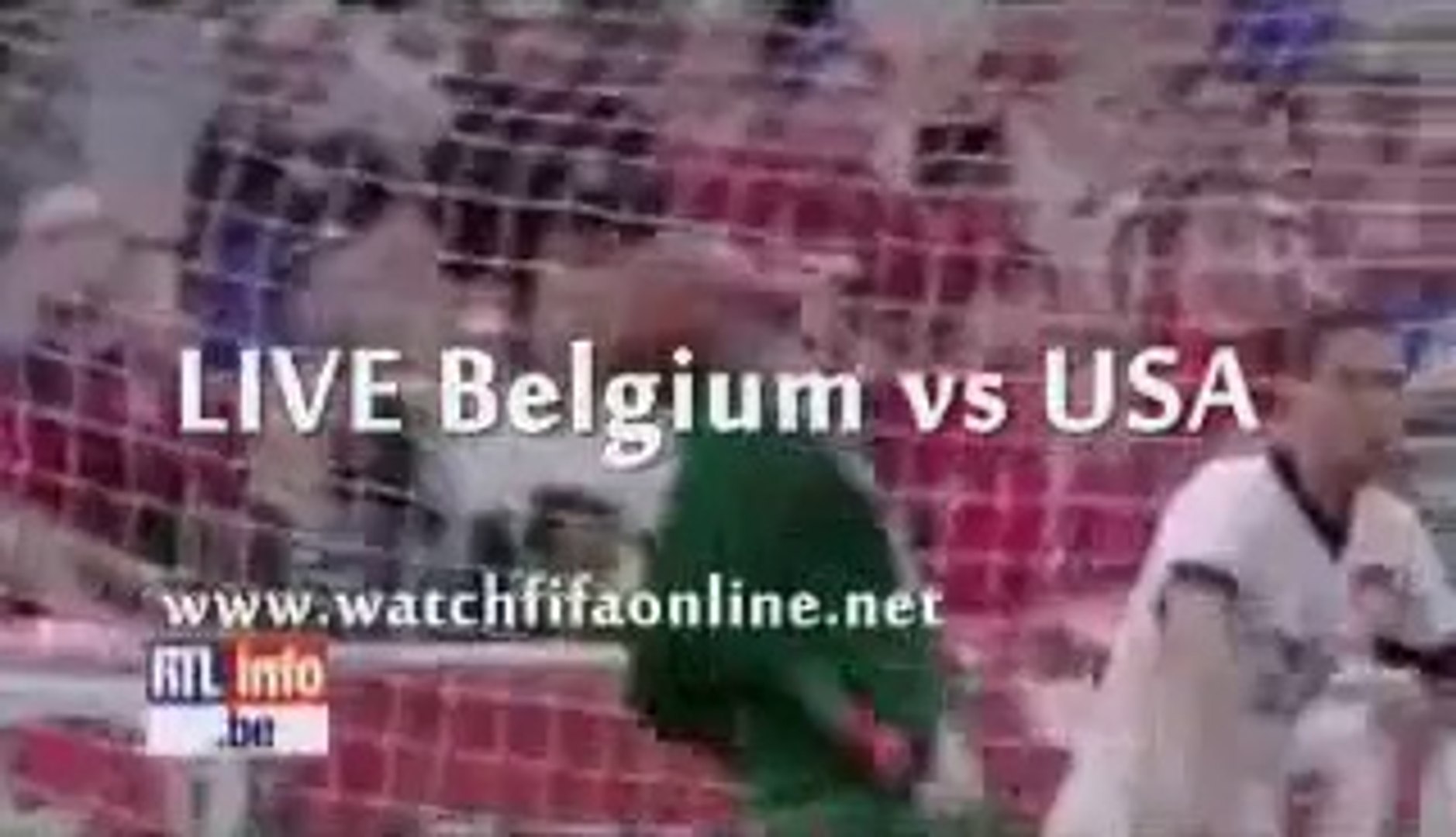 live Belgium vs USA now