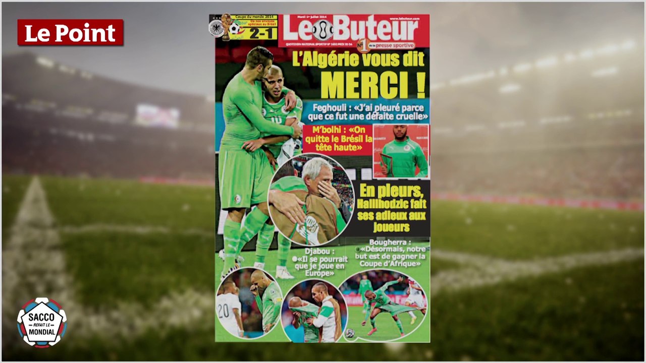 L'Algérie portée en triomphe par la presse