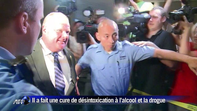 Rob Ford, le maire de Toronto, de retour après une cure de désintoxication