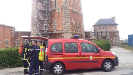 Le hangar de CMO sur le Sillon  a brûlé