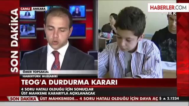 TEOG Sınavına Durdurma Kararı