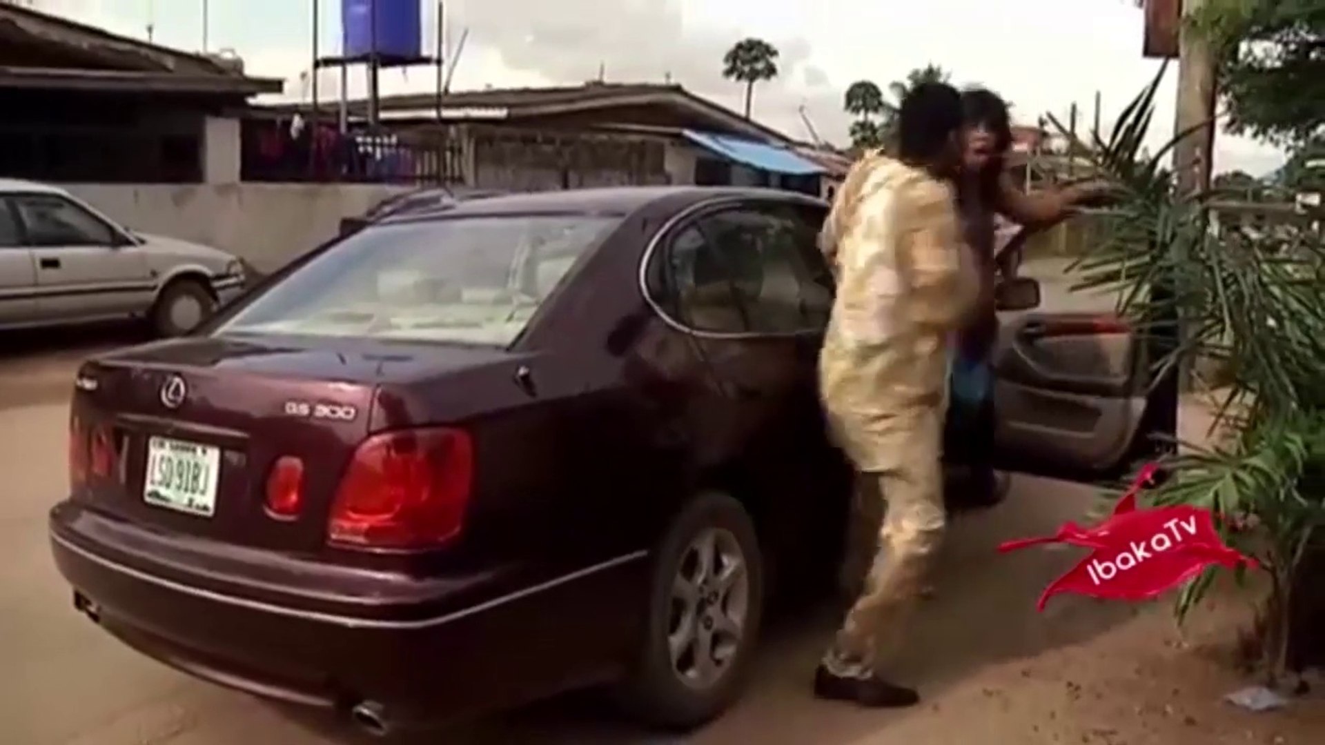 Man Ejects Wife Forcefully From Car