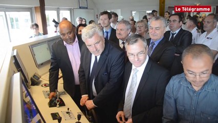 Lorient. Le secrétaire d'état inaugure un simulateur de pêche