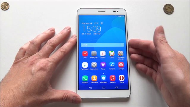 Huawei MediaPad X1 - первое включение, предварительный обзор