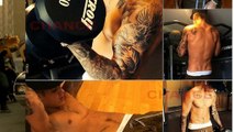 Justin Bieber luce musculitos en el gimnasio