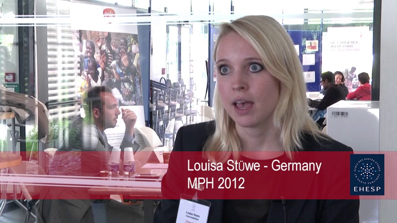 Louisa Stüwe - MPH 2012 - EHESP