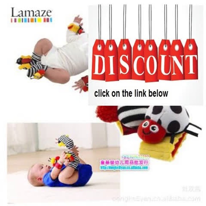 Discount Lamaze Ladybug Honeybee Wrist Rattle & Foot Finder Yellow&red Set Review