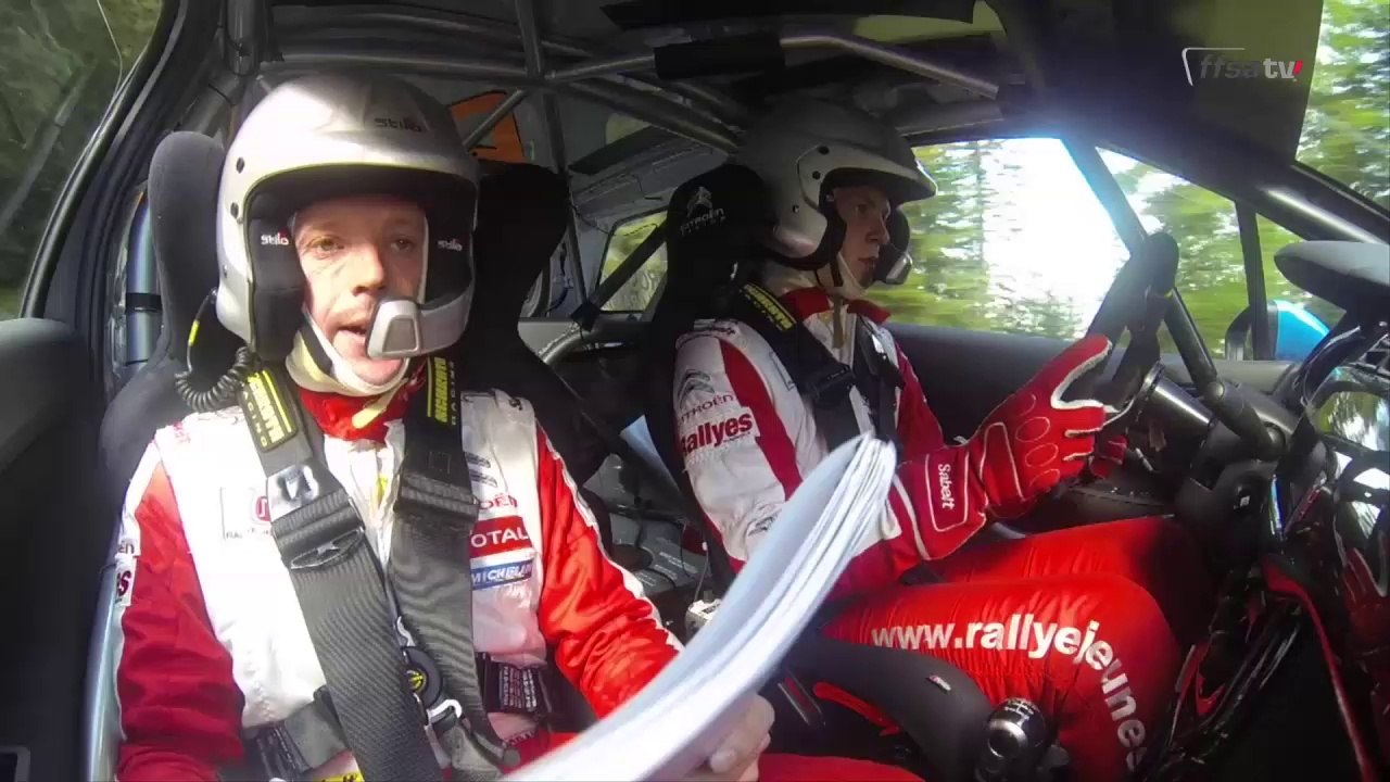 Yohan Rossel au volant de la Citroën DS3 R1