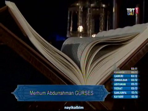 Abdurrahman Gürses Amenerrasulü Ramazan 2014