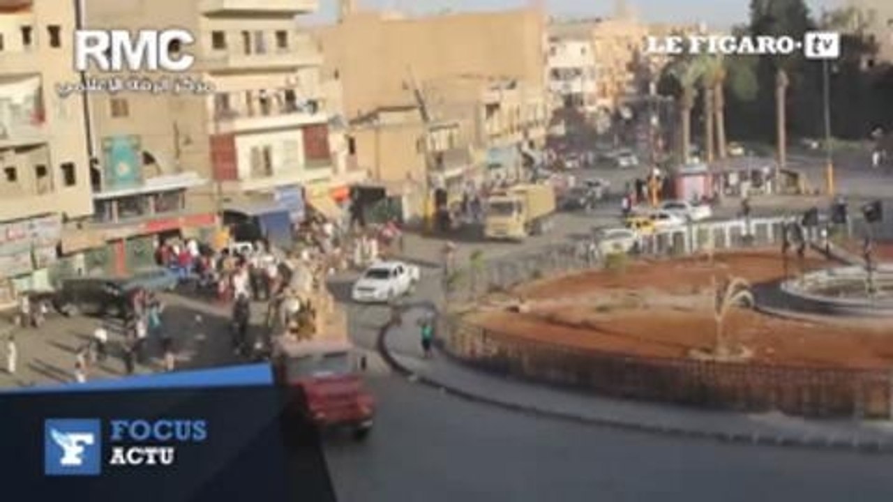 Manifestations de joie en Syrie après la proclamation d'un califat islamique