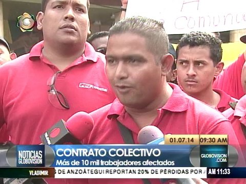 Trabajadores de Pdvsa Gas Comunal exigen discusión de contrato colectivo