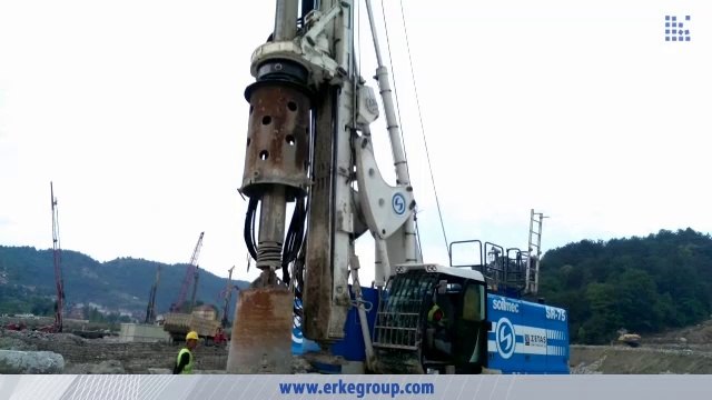 ERKE Dış Ticaret ltd., Soilmec SR-75 Piling Rig - Construction Area - Zonguldak - erkegroup.com