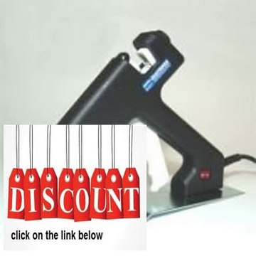 Best Deals Heavy Duty Hot Melt Glue Gun: High Temperature Glue Gun - 100 Watts/120V - (accepts 7/16 diam. glue sticks) Review
