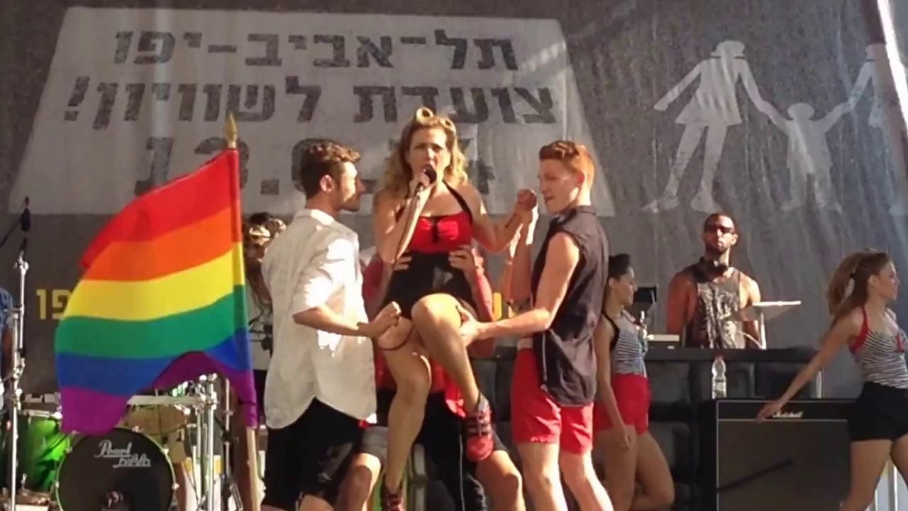 Mei Finegold - Be Proud, Same Heart and Sweet Harmony live at Tel Aviv Pride Parade 2014