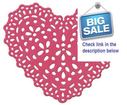 Best Deals Lifestyle Crafts Doily Heart 4-Inch by 4-Inch Die Review
