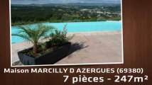 A vendre - Maison/villa - MARCILLY D AZERGUES (69380) - 7 pièces - 247m²
