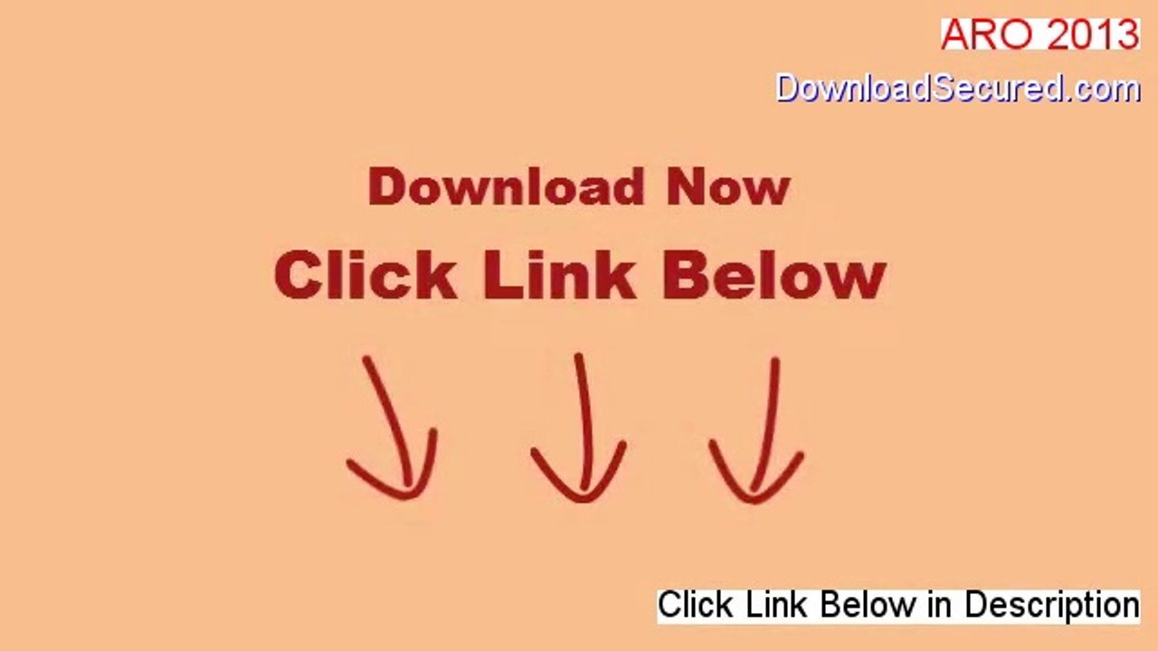 ARO 2013 Software Free [Download Now]