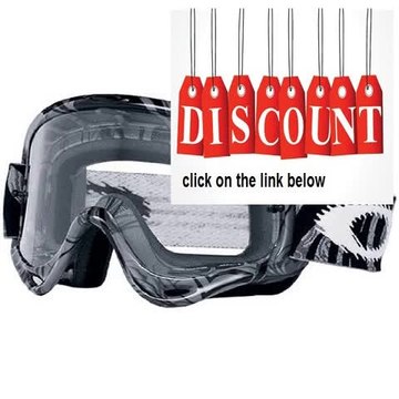 Best Deals Oakley MX O Frame Tribal Adult Dirt Motocross/Off-Road/Dirt Bike Motorcycle Goggles Eyewear - Color: Grey/Clear Size: One... Review