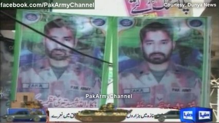 Zaka Ullah Bhatti Shaheed of Kamoky Pakistan shaheed in Wazirastan
