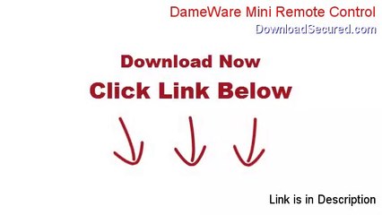 DameWare Mini Remote Control Full - Free of Risk Download 2014