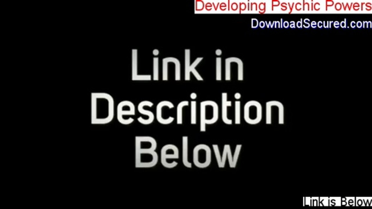 Developing Psychic Powers Free Download [Free of Risk Download 2014]