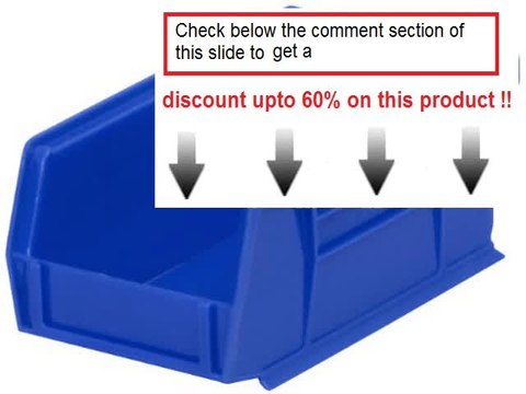 Best Deals Akro-Mils 30220 Plastic Storage Stacking Akro Hanging Bin 7-Inch by 4-Inch by 3-Inch Blue Case of 24 Review