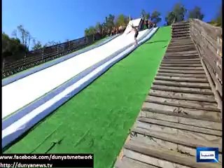 Slip and Slide sport getting popular worldwide.