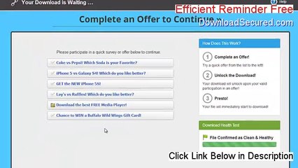 Efficient Reminder Free Full (Risk Free Download)