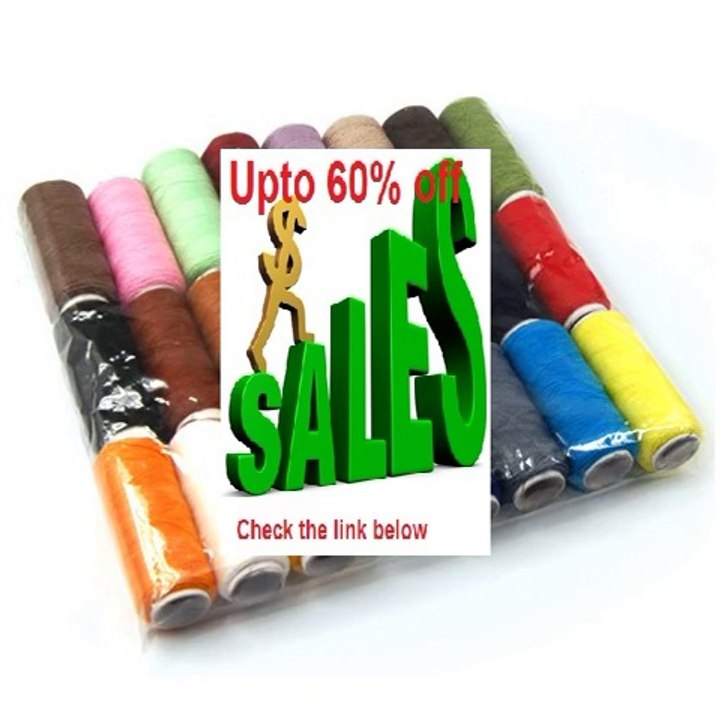 Best Deals LE 24 Assorted Multi-colour Spools Polyester Sewing Threads Review