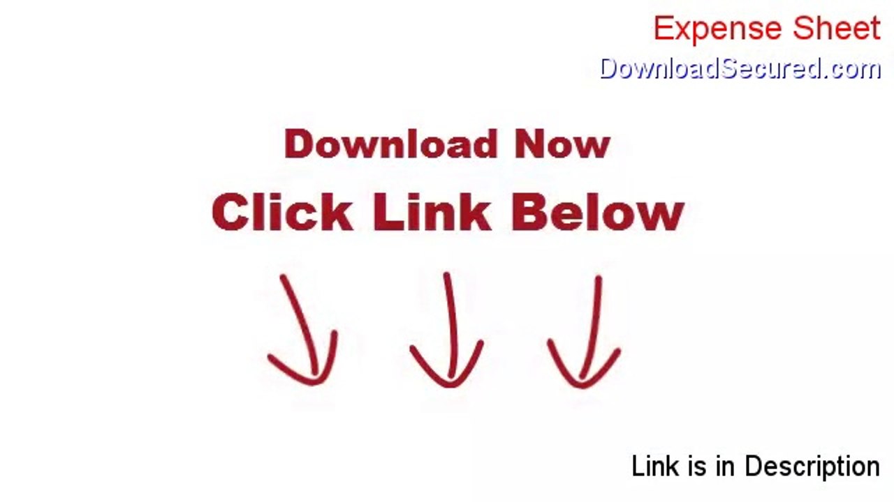 Expense Sheet Free Download - Free of Risk Download