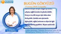 YENGEÇ Burcu, GÜNLÜK Astroloji Yorumu,2 TEMMUZ 2014, Astrolog DEMET BALTACI Bilinç Okulu