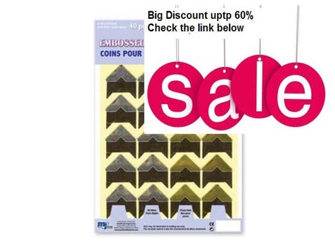 Best Deals Forever In Time Photo Corners Self-Adhesive Embossed Cardstock 3/4-Inch 40 Per Package Gold/Silver Review