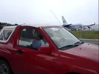 Dangerous Landing of Aeroplane