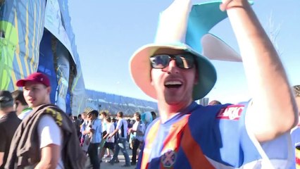 Descargar video: Hinchas argentinos quieren final ante Brasil