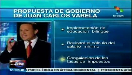 Panamá: promesas de campaña de Juan Carlos Varela
