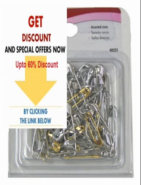 Best Deals Singer Assorted Steel and Brass Safety Pins Multisize 50-Count Review