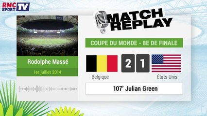 Belgique - USA : Le Match Replay avec le son RMC Sport !