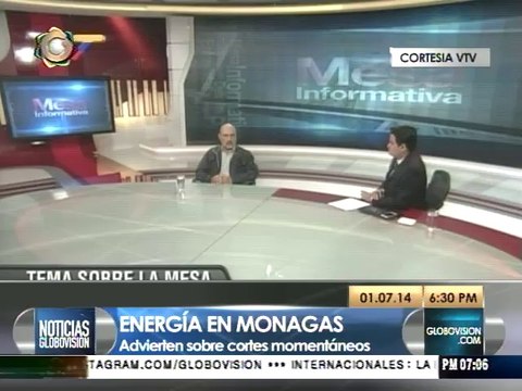 Pruebas podrían interrumpir servicio eléctrico en Monagas